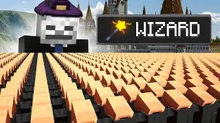 I Took 1,000,000 Villagers to HOGWARTS