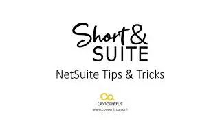 Short & Suite: Set Up a Workflow in NetSuite to Prevent Record Saving and Show a Popup