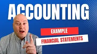 Prepare Financial Statements from a Trial Balance