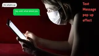 Make text message video effect with Mobile | Kinemaster Editing | iPhone text message effect |