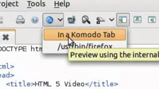 Komodo IDE: Editing HTML, CSS and JavaScript