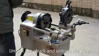 ECVV Automatic Pipe Threading Machine 1/2