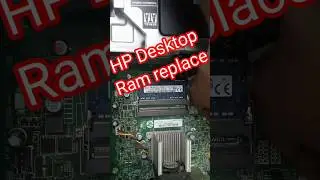 HP CPU Ram replace #shorts #desktop #hp