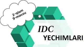 Idc yechimlari 2-qism 9-mavzu 13-24 misollar