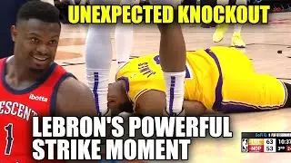 Last minutes Zion Williamson Knocks Out LeBron James