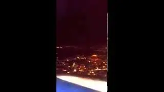 Take off from IGI Airport in New Delhi, India