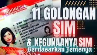 Type of Driver's License (SIM) - SIM Differences And Uses In Indonesia