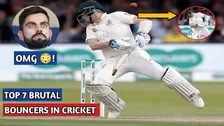 TOP 7 BRUTAL BOUNCERS IN CRICKET || ft. Brett Lee, Shoib Akhtar, Jofra Archer.