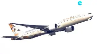 THE IMPRESSIVE BOEING 777-300 Etihad Airlines in Frankfurt
