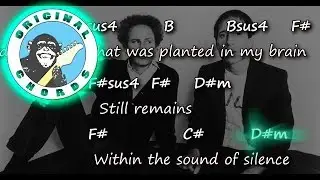 Simon and Garfunkel - The Sound Of Silence - Chords & Lyrics