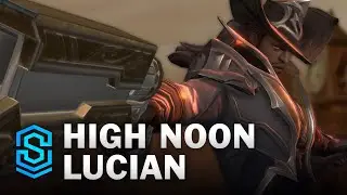High Noon Lucian Wild Rift Skin Spotlight