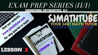 EXAM PREP SERIES (II/I) - Lesson 2  VECTOR INTEGRATION