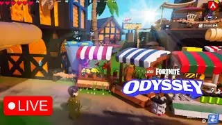 Crashed Ship, Nana Village, and Mech Test! LEGO FORTNITE LIVE 🍌 3/20/25
