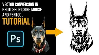Converting Dog into vector Tutorial (photoshop)