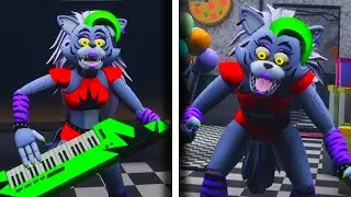 I Became ROXANNE WOLF in ROBLOX ARCHIVED NIGHTS