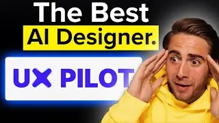 This NEW FREE AI Tool Makes UI/UX Design EASY (No Design Skills Needed with UX Pilot)