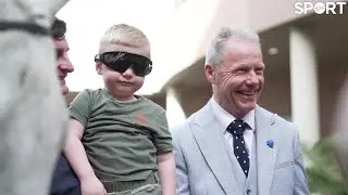 Neptune Collonges and jockeys visit Alder Hey Hospital ❤️