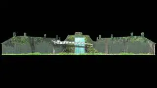 3D mapping show fragment - forest city 2