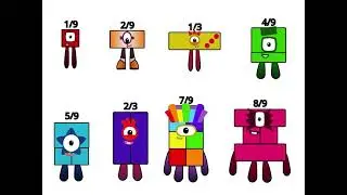 (I’m back!) Numberblocks Band Ninths