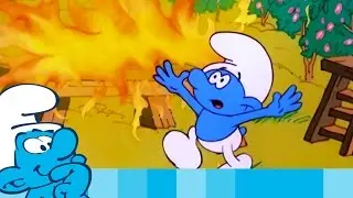 El barrufacòs de bombers • Els Barrufets