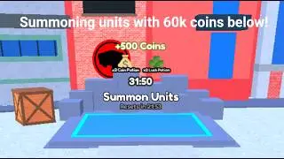 Opening crates with 60k coins Legacy Toilet Tower Defence Roblox