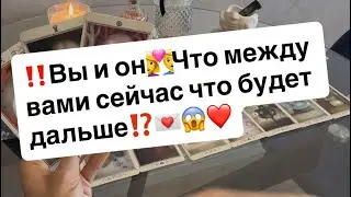 ‼️Вы и он👩‍❤️‍👨Что между вами сейчас что будет дальше⁉️💌😱❤️