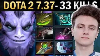 Riki Gameplay Miracle with 33 Kills and Disperser - Ringmaster Dota