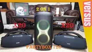 Dual W-King X20 (TWS) vs JBL Partybox Club 120 🔋Battery Powered, Bass Boost On, Custom EQ 📊 2 on 1
