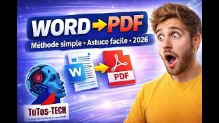 Tu veux convertir Word en PDF en 1 min ? Regarde ça ! Facile, simple et rapide en 2026