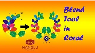 Blend tool in corel draw | corel draw tutorial(nanglupk1459)