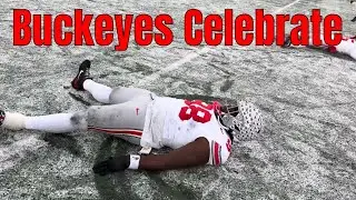 Ohio State 27, Michigan, 9: On-Field Postgame Celebration In The Snow In 4K