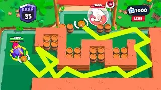 RANK 35 BONNIE TRICKSHOTS vs NOOB BYRON! | Brawl Stars Funny Moments & Glitches & Fails 