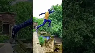 Real life krrish 😳 jump by Indian Parkour 