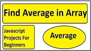 Find Average in Array | Average |Javascript Array