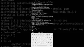 How to run python program in android smartphone.