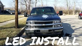 OBS Chevy LED Light Install Part 1 (88-98)