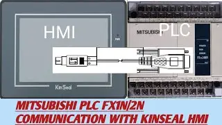 MITSUBISHI PLC FX-1N/2N COMMUNICATION WITH KINSEL HMI 