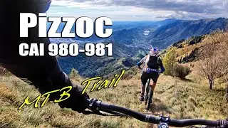 MONTE PIZZOC - CAI 980-981 - Sentiero del Bracconiere, Tana del Lupo