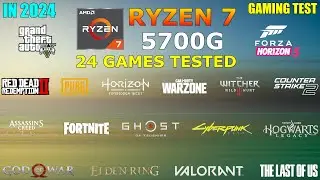 Ryzen 7 5700G Vega 8 : Test in 24 Games in 2024 - still good for Gaming?