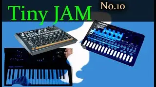 Tiny Jam No.10 Sonicware LIVEN XFM with old friends (Minilogue xd + Drumbrute Impact)