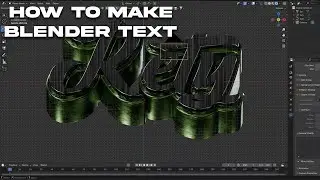 BLENDER TEXT TUTORIAL (FIVEM GFX)