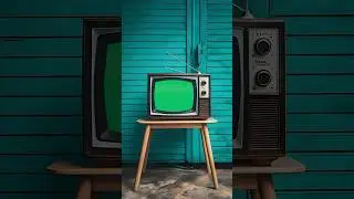 I Built The World's Cheapest Retro TV Effect #greenscreen #retrotv #vintagetv