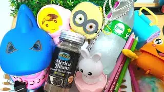 Asmr Relaxing|Satisfying Video|Shark Bites Sprite, Blackpaper Powder, Colorful Pencil, Bunny Toys.