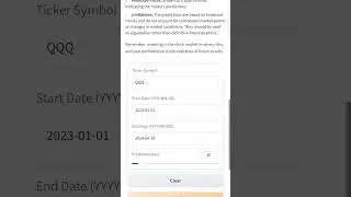 Heathwater.com Android App QQQ Price Prediction with Linear Regression Model