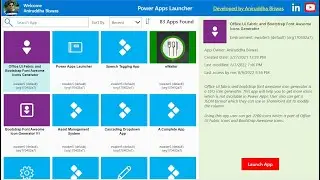 Power Apps Launcher