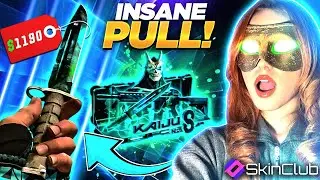 SKINCLUB INSANE PULL FROM NEW CASE !! ?! ( Skinclub Promo Code 2025 )