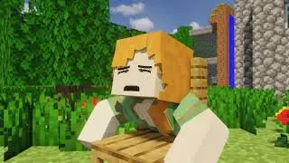 Steve I'm Stuck - Alex and Steve Life (Minecraft Animation)