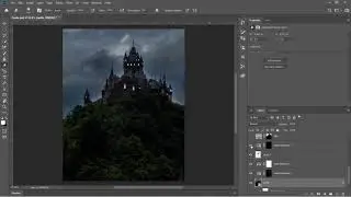 Photoshop editing of a castle by Tech Photography