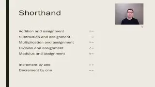 Shorthand Operators