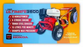 Kiam® Ultimate 3600 Honda Powered Petrol Pressure Washer From Equip2clean